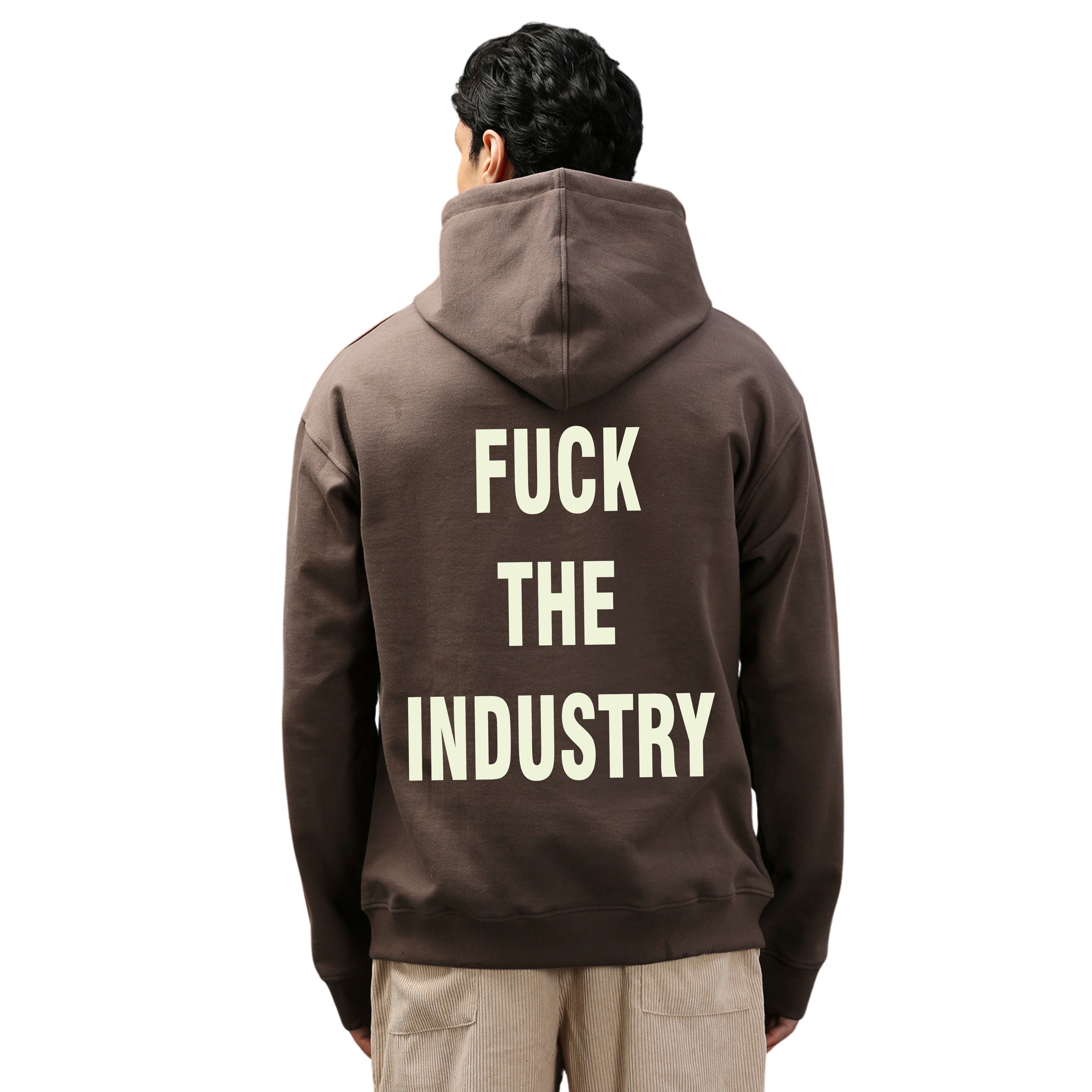 Industry Hoodie in Mud Brown
