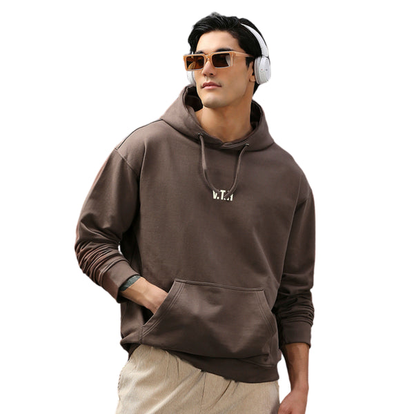 Industry Hoodie in Mud Brown