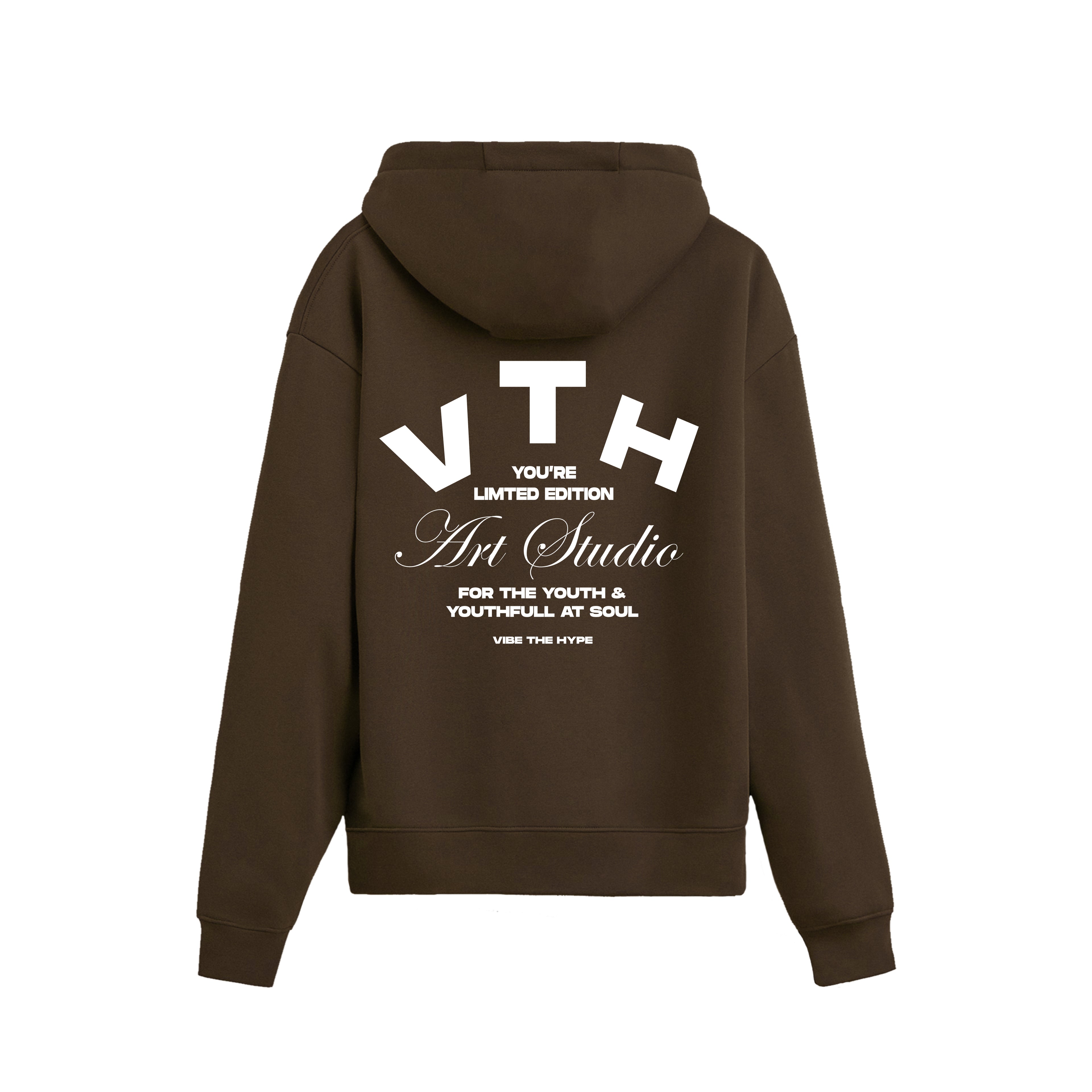 V.T.H Studio Hoodie in Mud Brown
