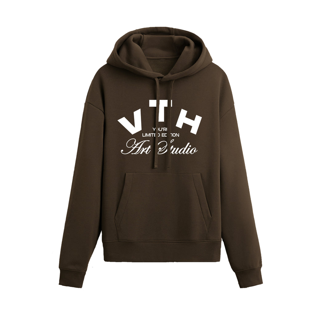 V.T.H Studio Hoodie in Mud Brown
