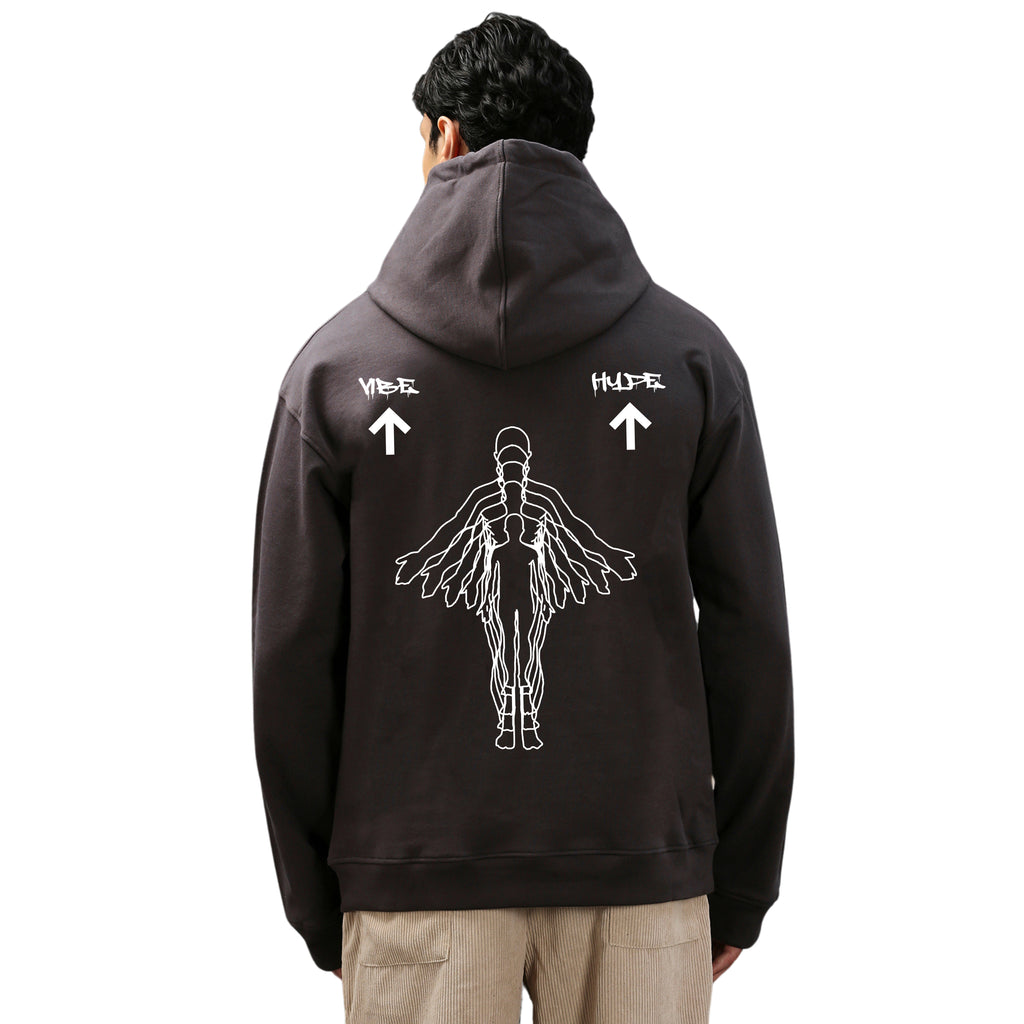 Astra Hoodie in charcoal