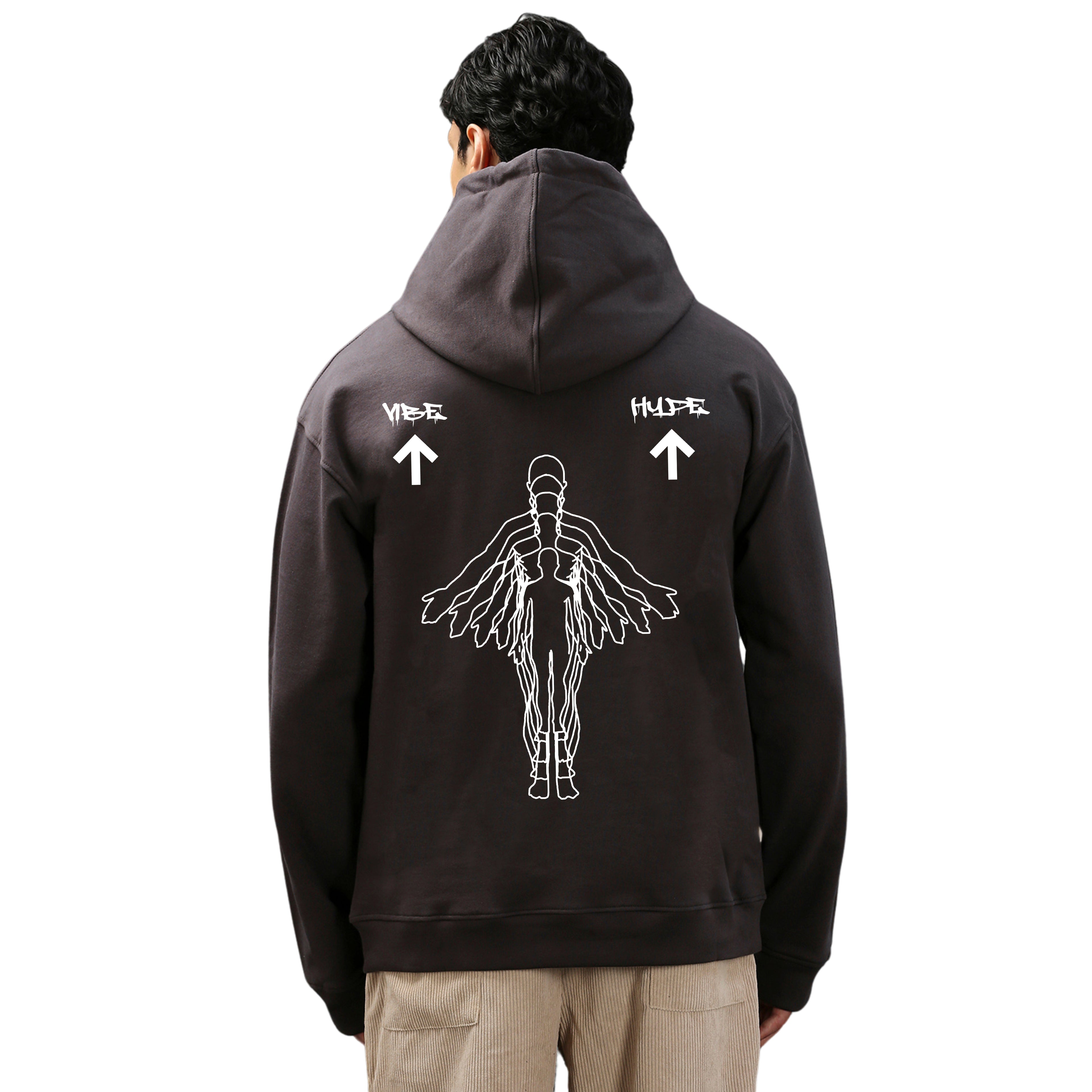 Astra Hoodie in charcoal