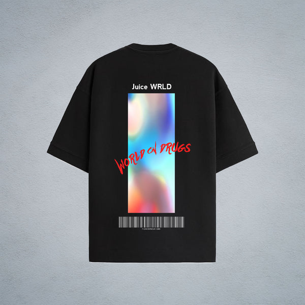 JUICE WRLD OVERSIZED OVERSIZED T-SHIRT IN BLACK (UNISEX)