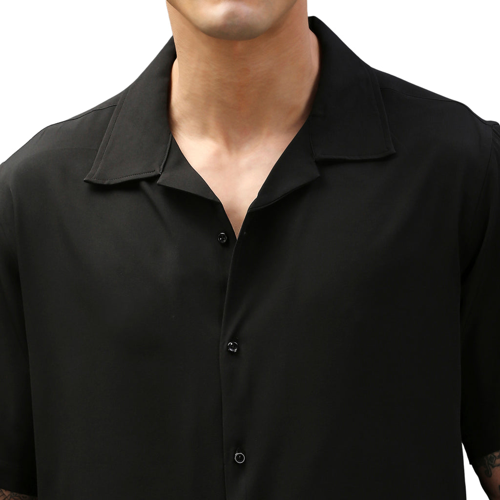 Black Cuban Shirt