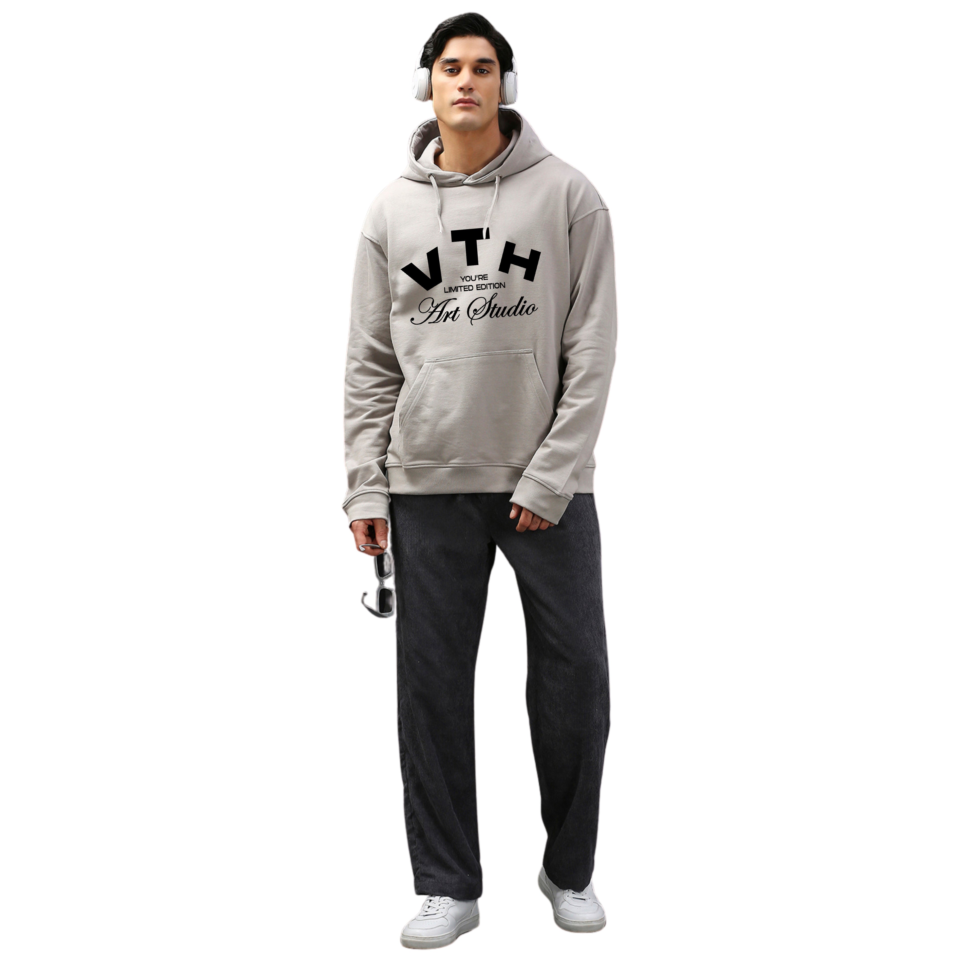 V.T.H Studio Hoodie in Grey