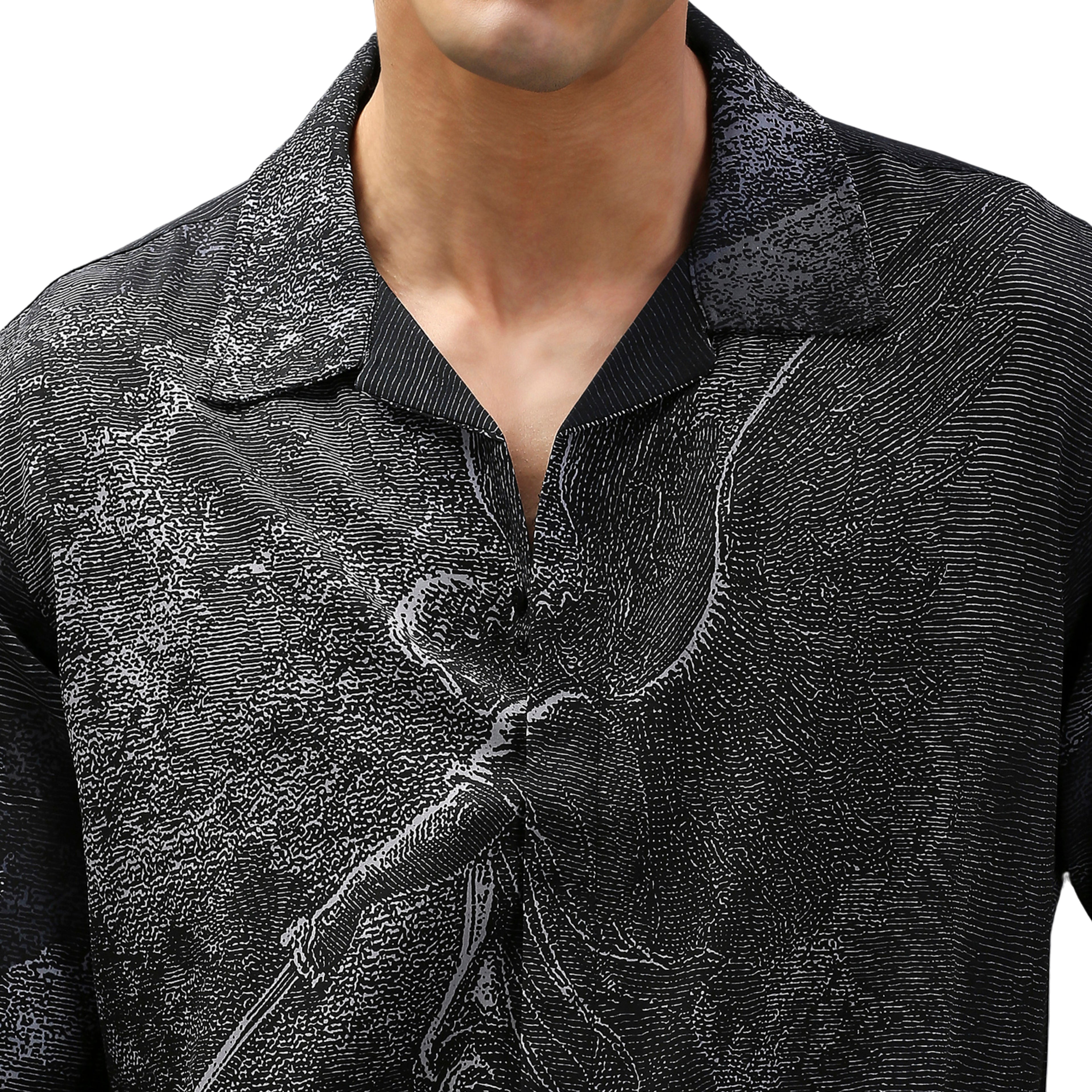 Sword Oversized Cuban Shirt