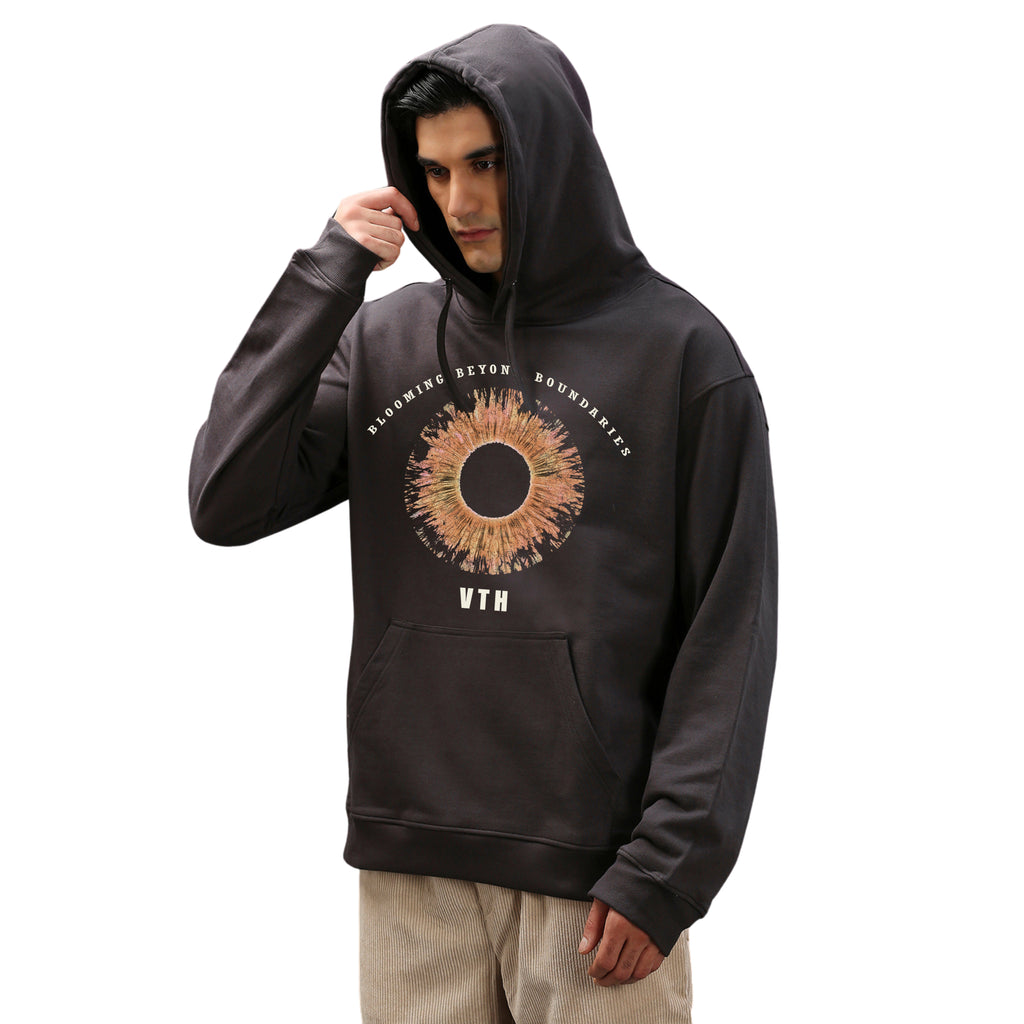 Blomming Hoodie in charcoal