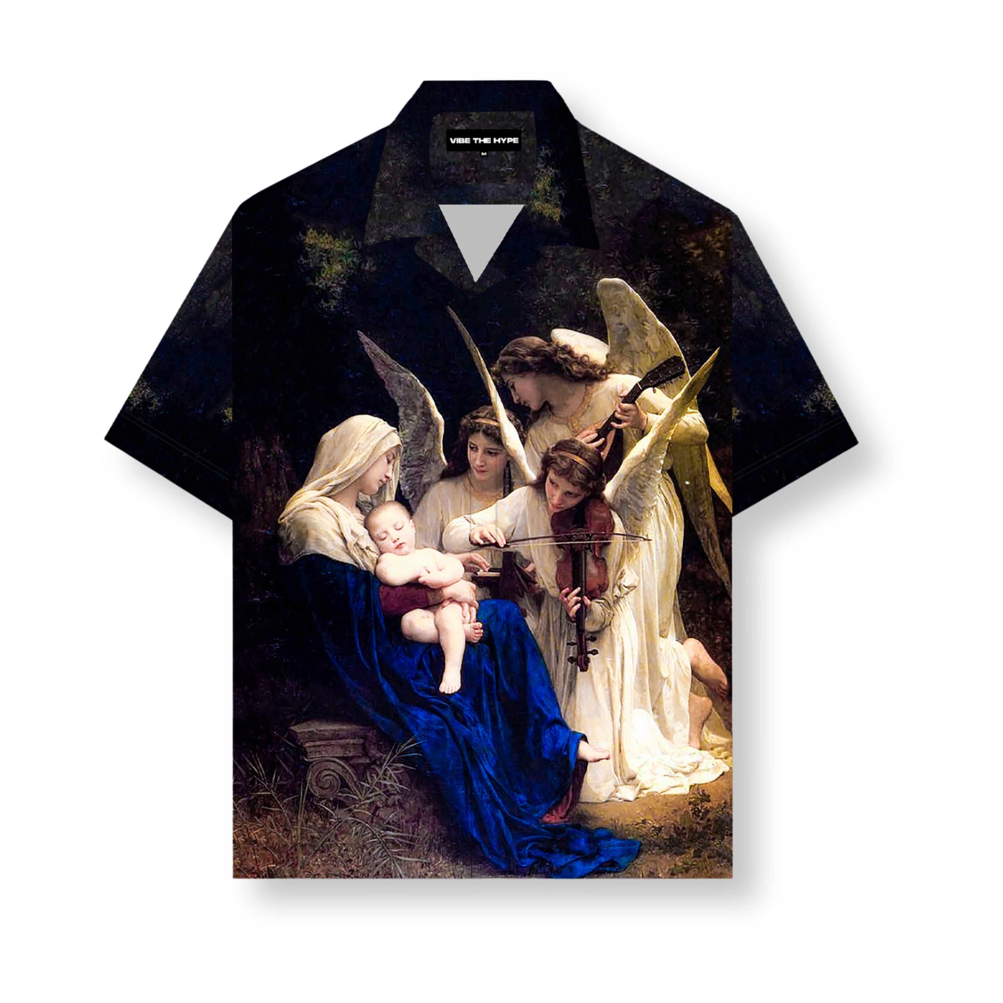 Angel Oversized Cuban Shirt