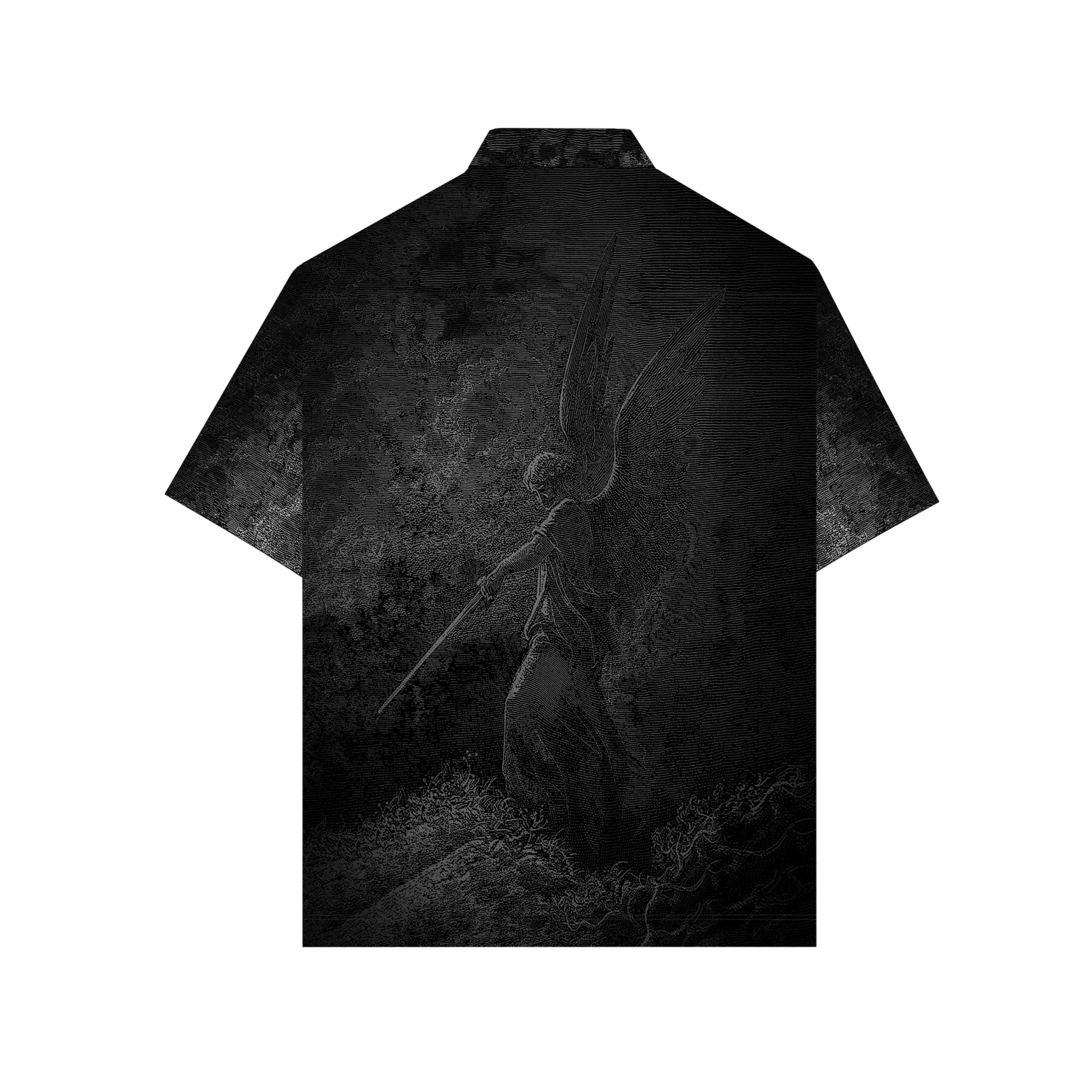 Sword Oversized Cuban Shirt