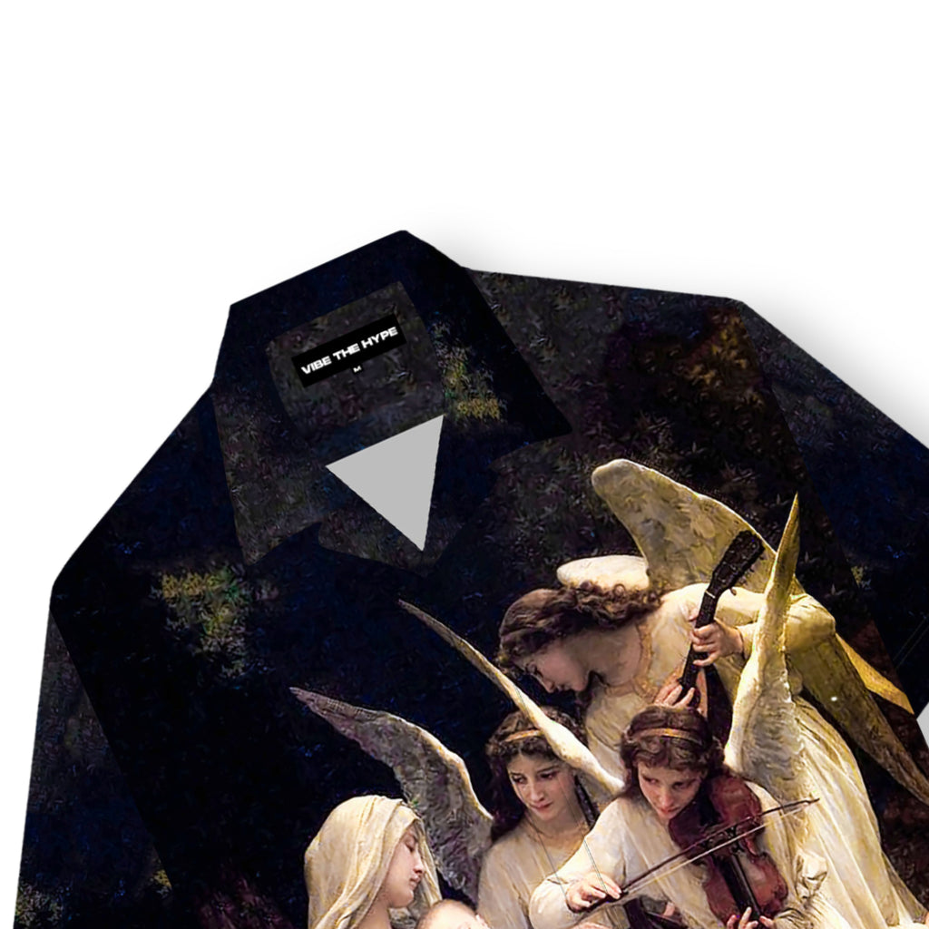 Angel Oversized Cuban Shirt
