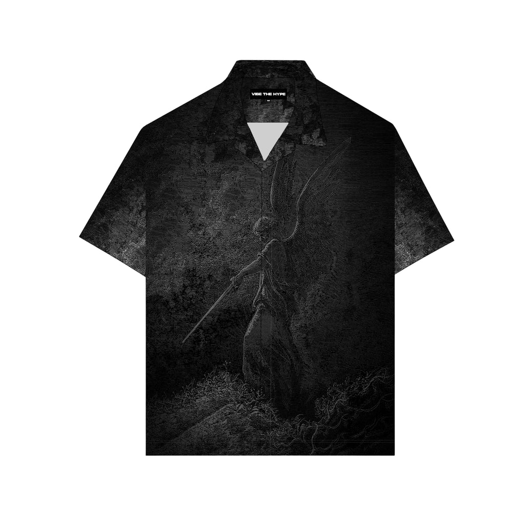 Sword Oversized Cuban Shirt