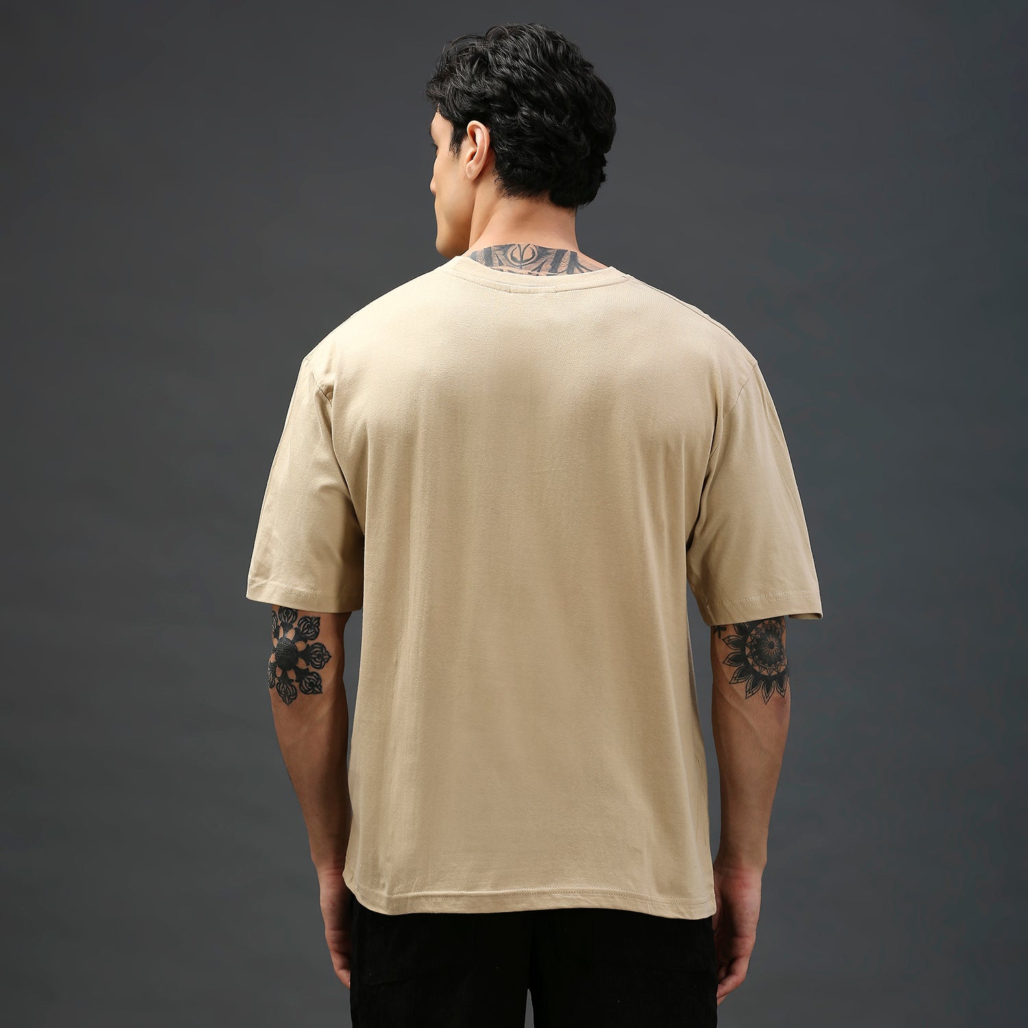 Beige Oversized T-shirt
