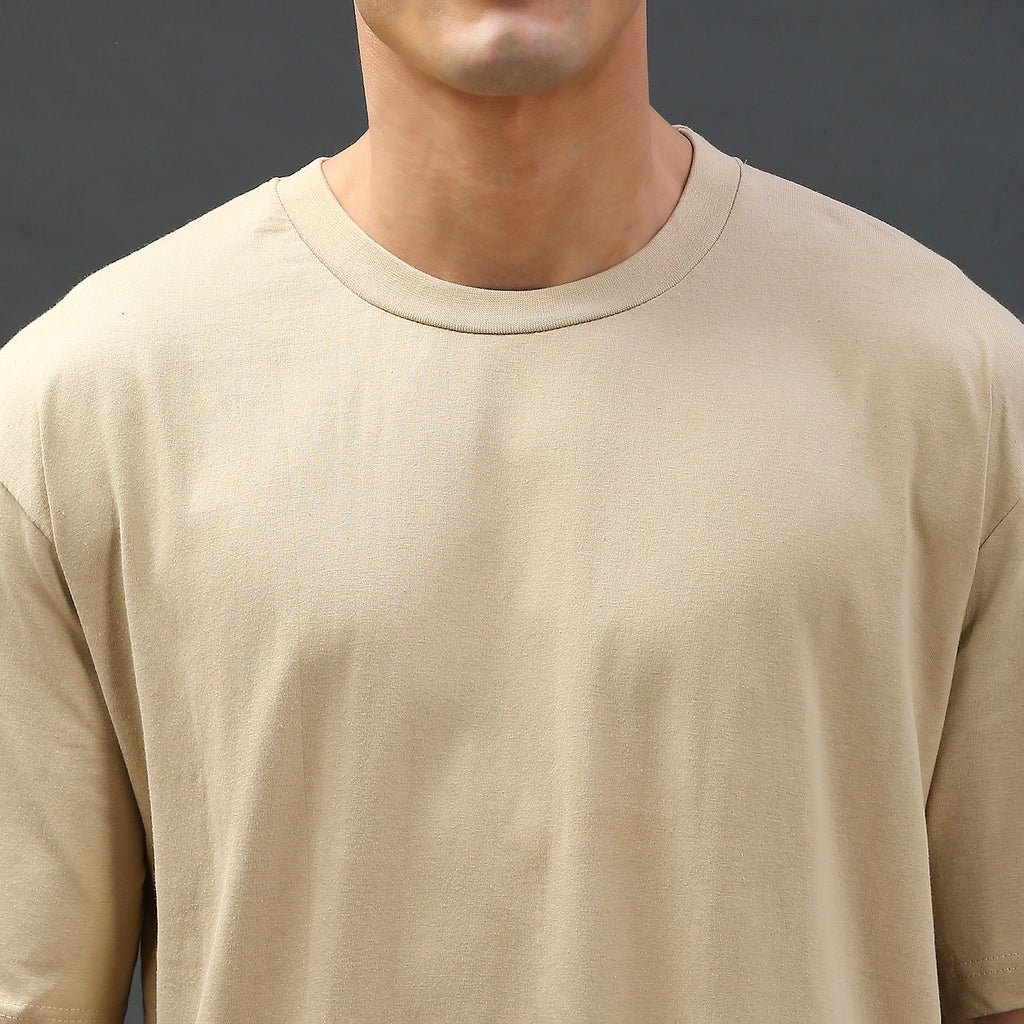 Beige Oversized T-shirt