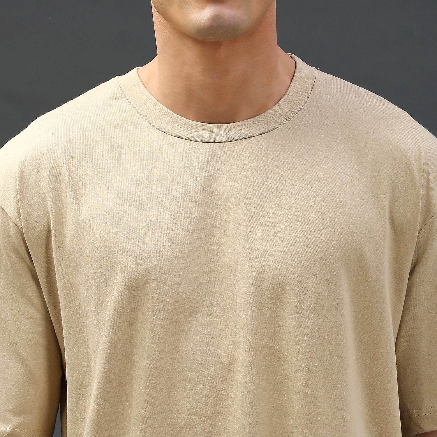 Beige Oversized T-shirt